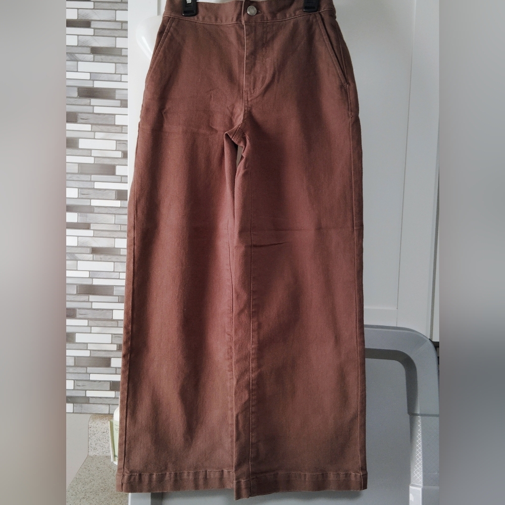 Oak + Fort High Rise Denim Pants Sz-Xxs